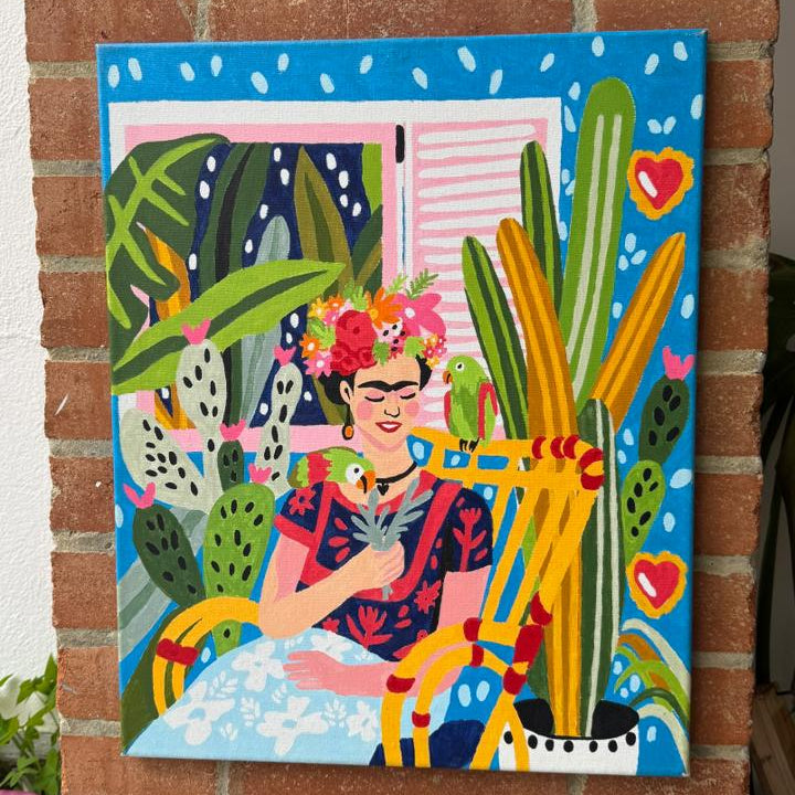 Frida  - Kit de Pinturas por Números - Nivel Avanzado
