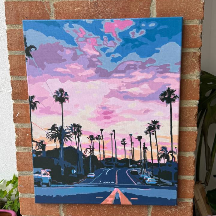California  - Kit de Pinturas por Números - Nivel Avanzado