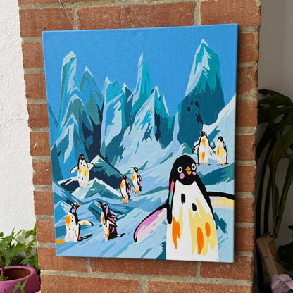 Antártica - Kit de Pinturas por Números - Nivel Intermedio
