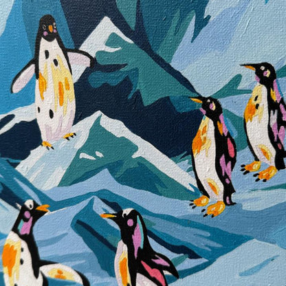 Antártica - Kit de Pinturas por Números - Nivel Intermedio