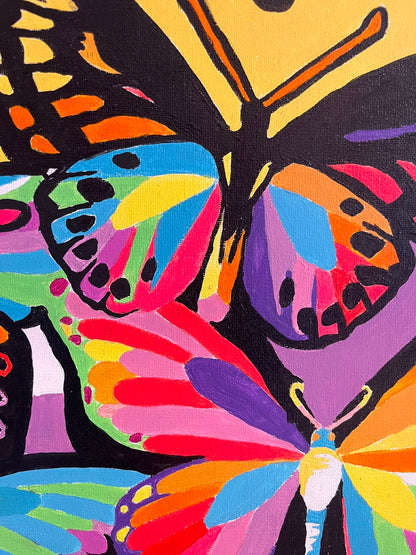 Mariposal  - Kit de Pinturas por Números  - Nivel Intermedio