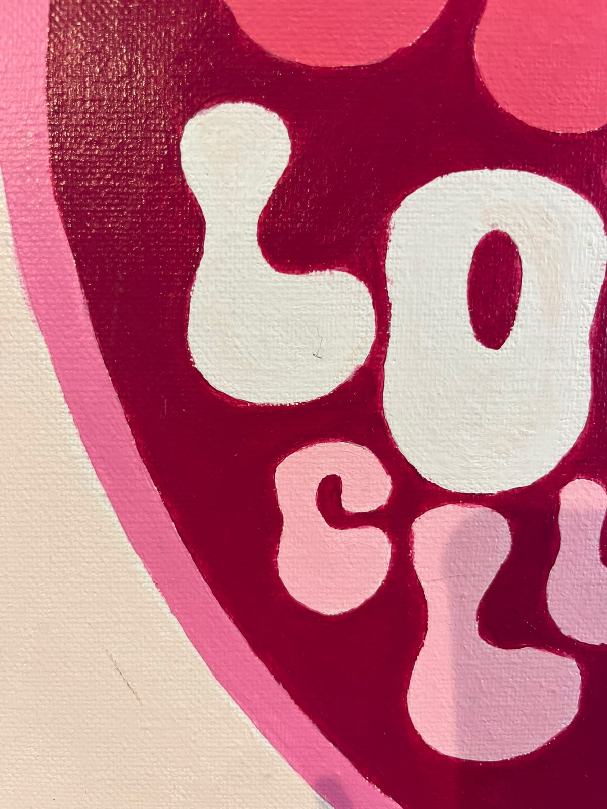 Self Love Club   - Kit de Pinturas por Números 30x40cm - Nivel para Principiantes