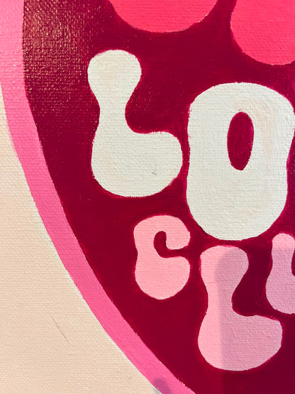 Self Love Club   - Kit de Pinturas por Números 30x40cm - Nivel para Principiantes