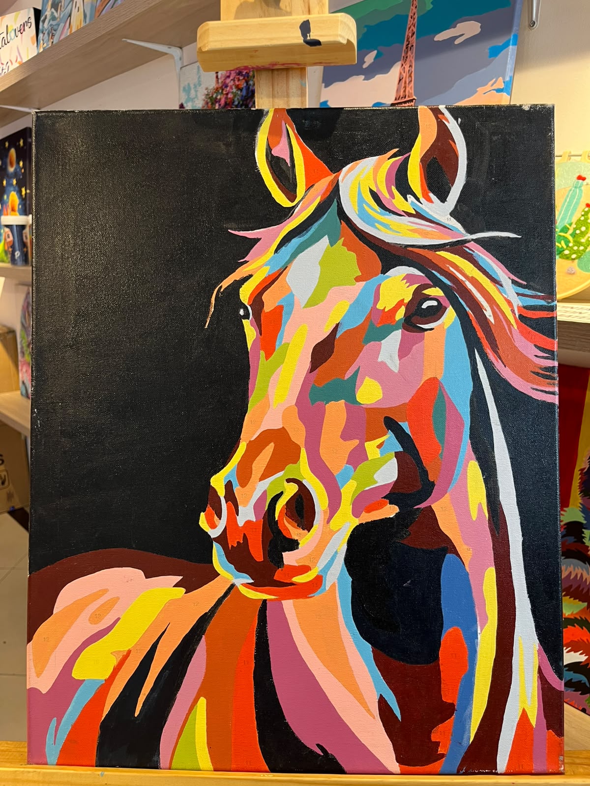 Caballo de Troya  - Kit de Pinturas por Números - Nivel Para Principiantes