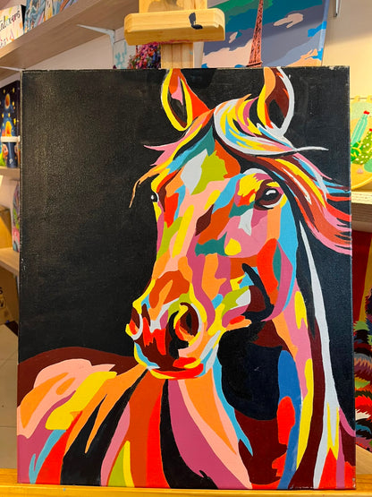 Caballo de Troya  - Kit de Pinturas por Números - Nivel Para Principiantes
