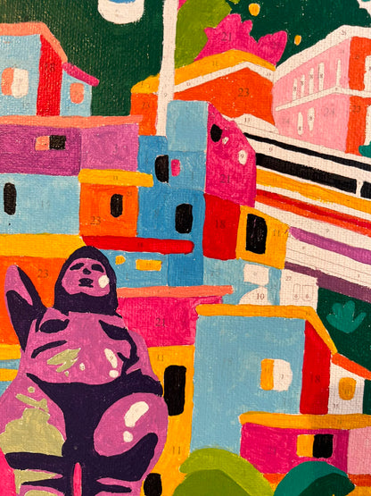 Medellin  - Kit de Pinturas por Números  - Nivel Intermedio