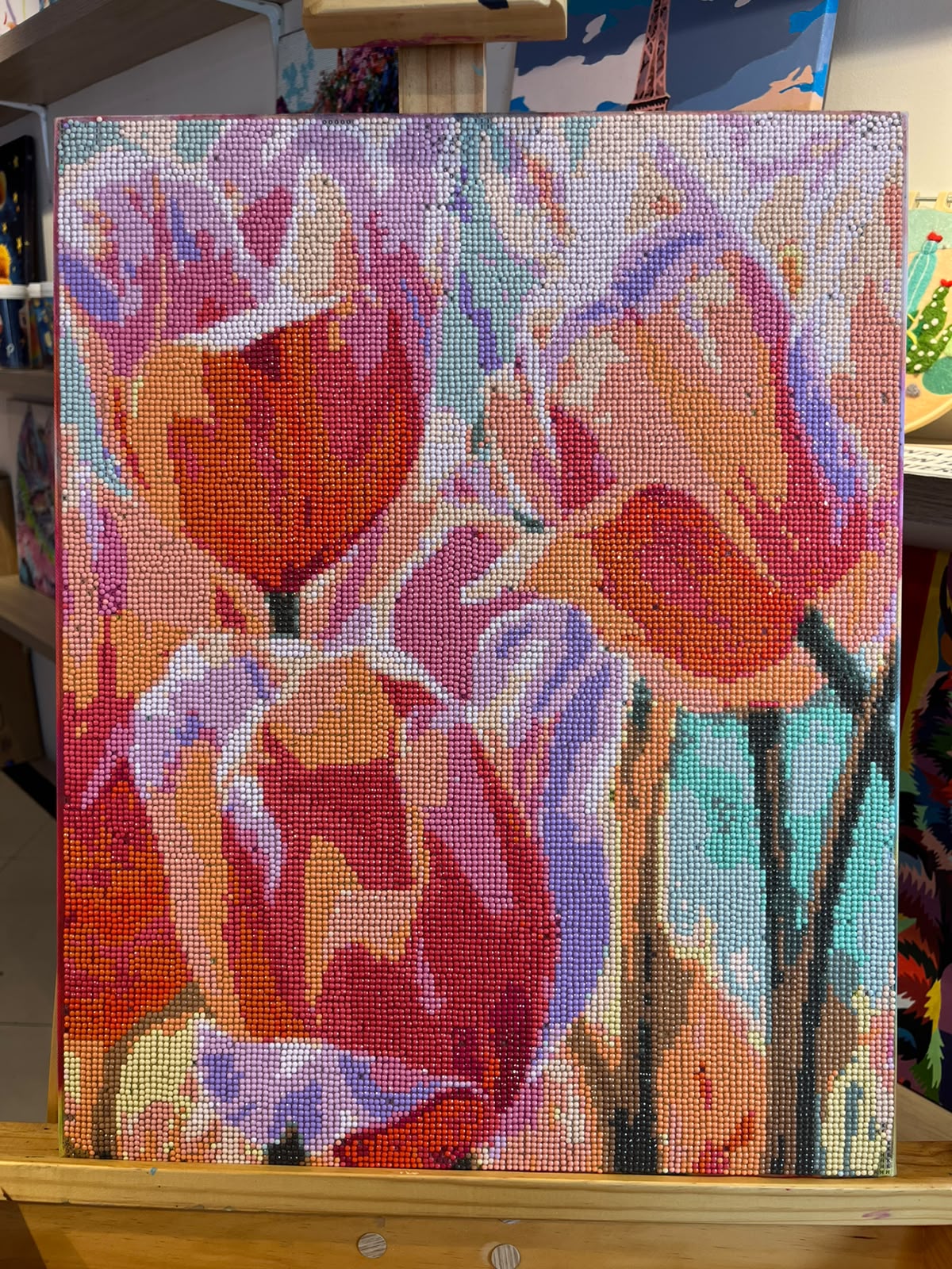 Tres Tulipanes  -Kit Por Diamantes