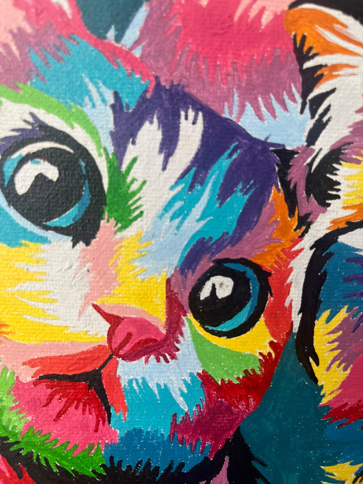 Selfie Gatunos -  Kit de Pinturas por Números - Nivel Avanzado