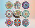 Portavasos Mandalas - Kit por Diamantes