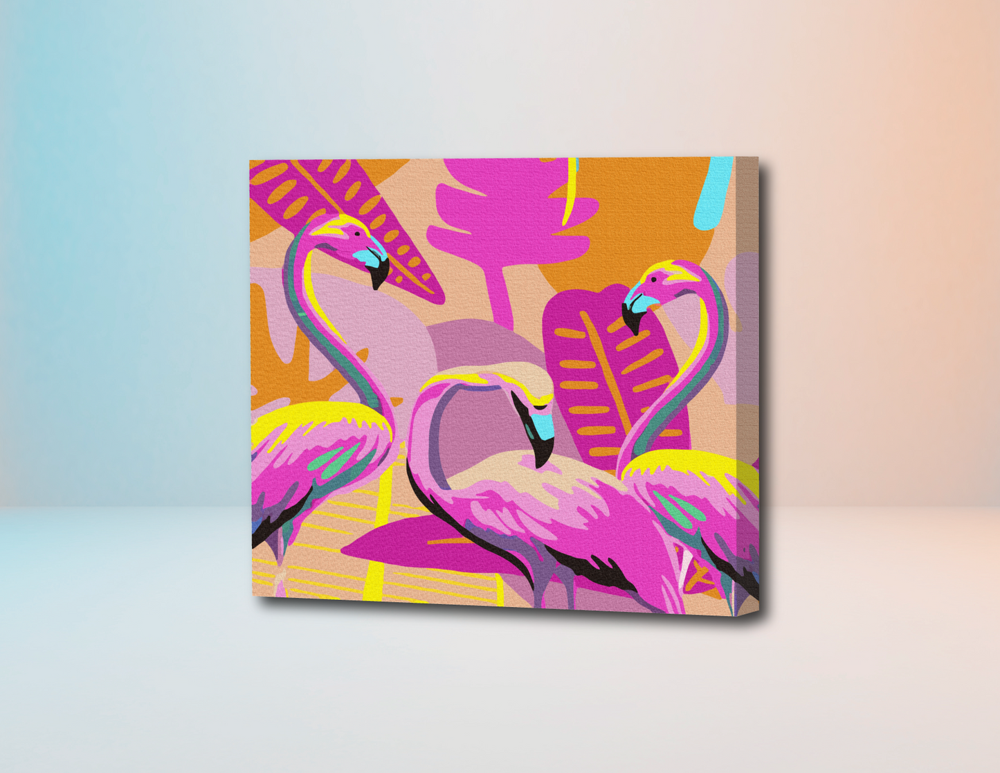 Flamencos- Kit de Pinturas por Números - 30% DESCUENTO