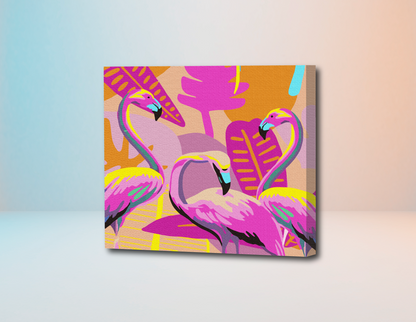 Flamencos- Kit de Pinturas por Números - 30% DESCUENTO