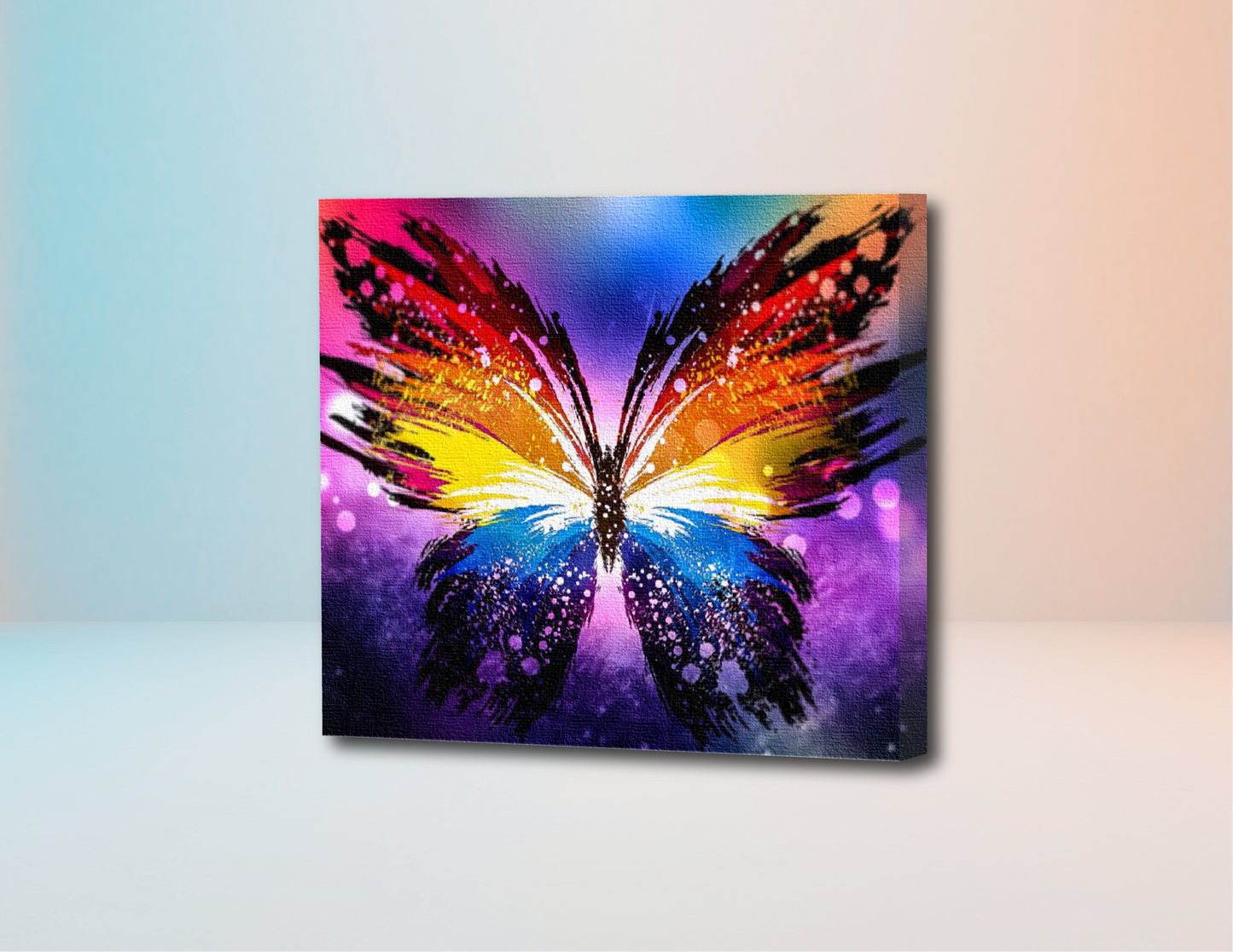 Mariposa Arcoiris-Kit Por Diamantes