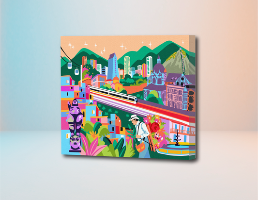 Medellin - Kit de Pinturas por Números