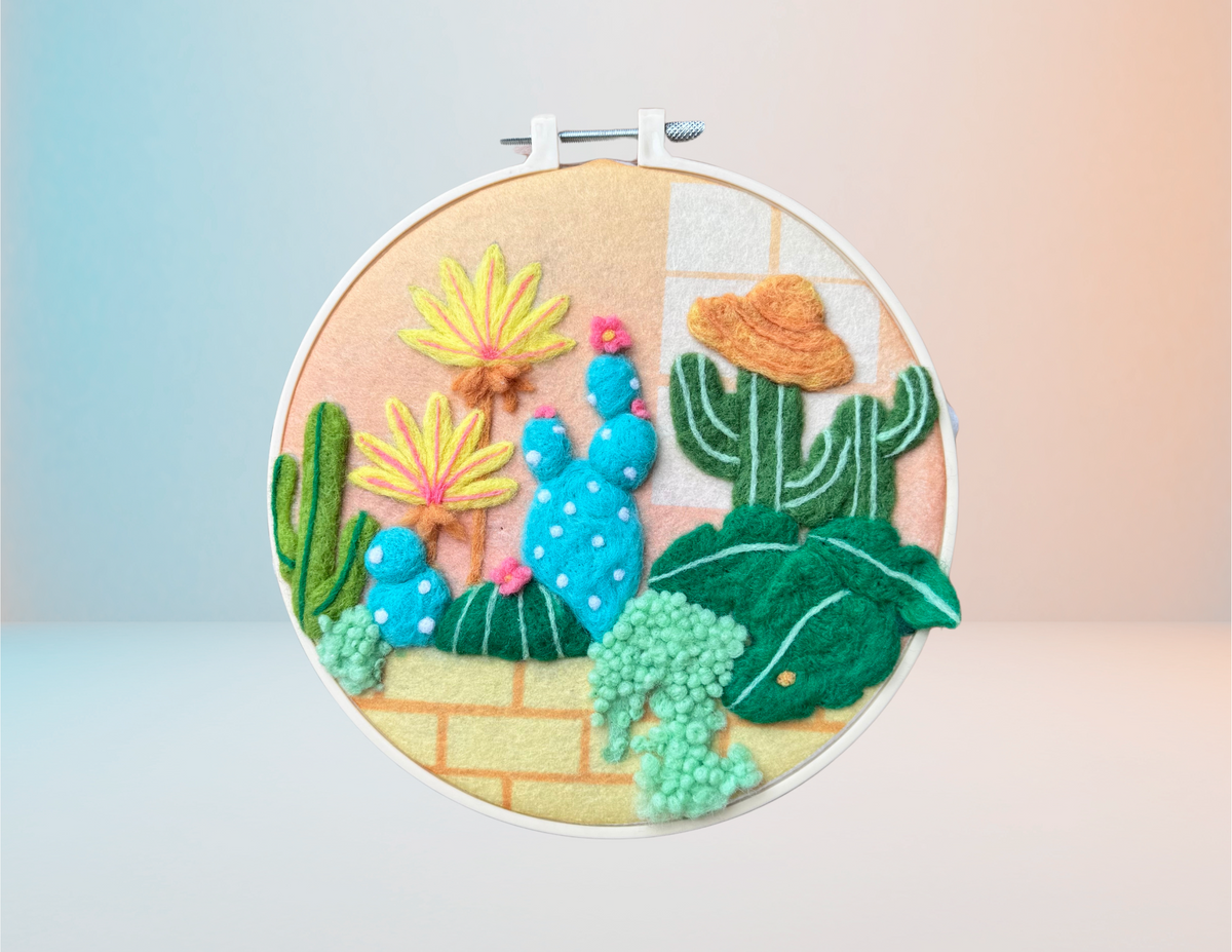 Cactus Sombrero - Kit de Felting -