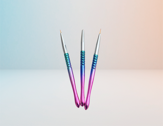Kit X 3 de Pinceles Liners Profesionales Marca Píntala