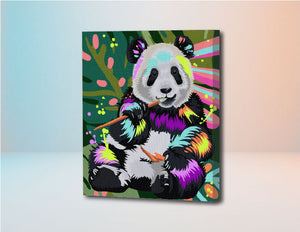 Panda Adulto - Kit de Pinturas por Números