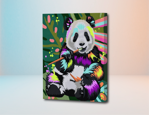 Panda Adulto - Kit de Pinturas por Números