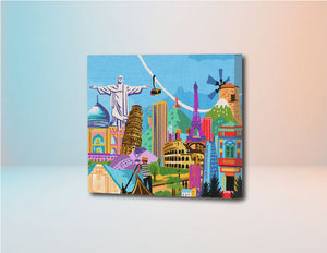 Maravillas del Mundo - Kit de Pinturas por Números