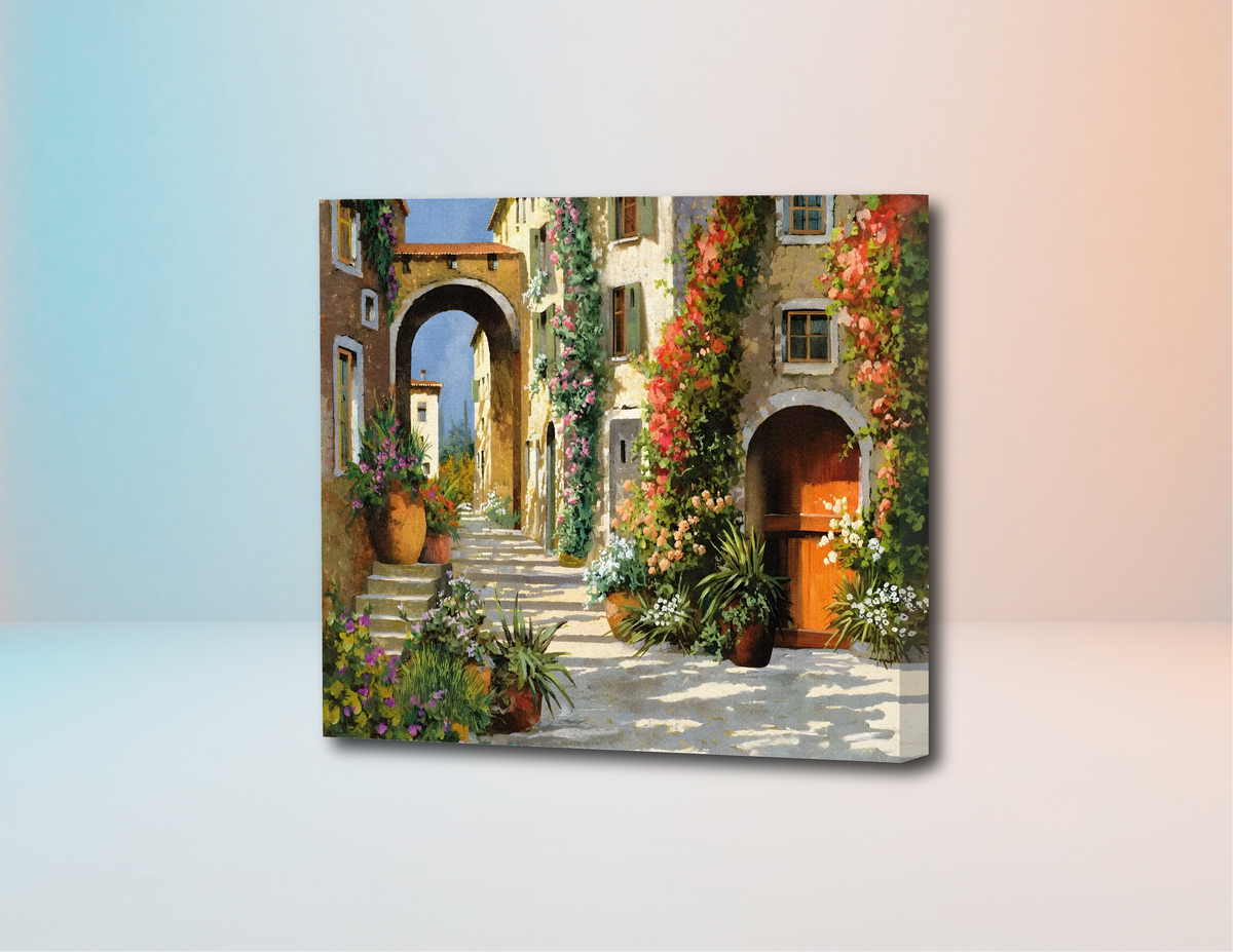 Vecindad Floral  -Kit Por Diamantes