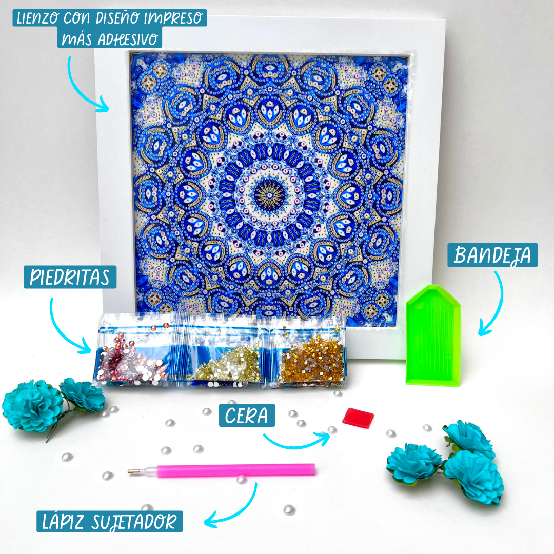 Mandala Vitral - KIT Por Piedritas