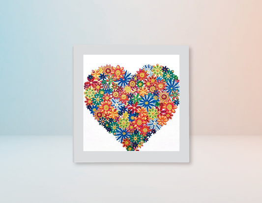 Mandala Corazón  - KIT Por Piedritas