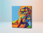 40% DE DESCUENTO - Dinosaurio - Kit de Pinturas por Números Para Niños - Nivel Para Principiantes
