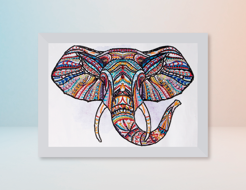 Elefante Hindú- KIT Por Piedritas