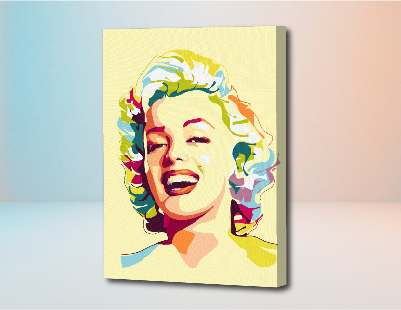 Marilyn  - Kit de Pinturas por Números