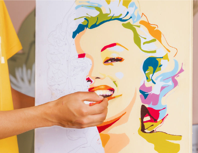 Marilyn  - Kit de Pinturas por Números