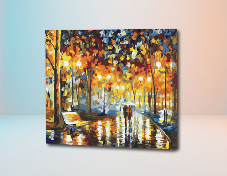 Paisaje Colorido - Kit de Pinturas por Números