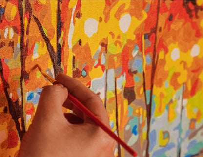 Paisaje Colorido - Kit de Pinturas por Números