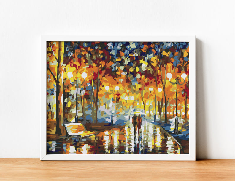 Paisaje Colorido   - Kit de Pinturas por  Números