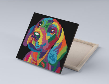 Perrito - Kit de Pinturas por Números PARA NIÑOS