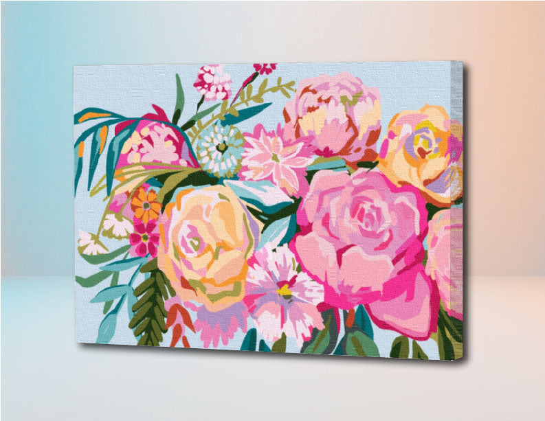 Rosas - Kit de Pinturas por Números