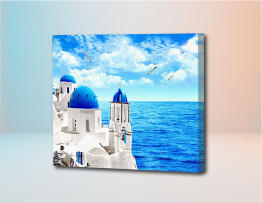 Santorini - Kit de Pinturas por Números
