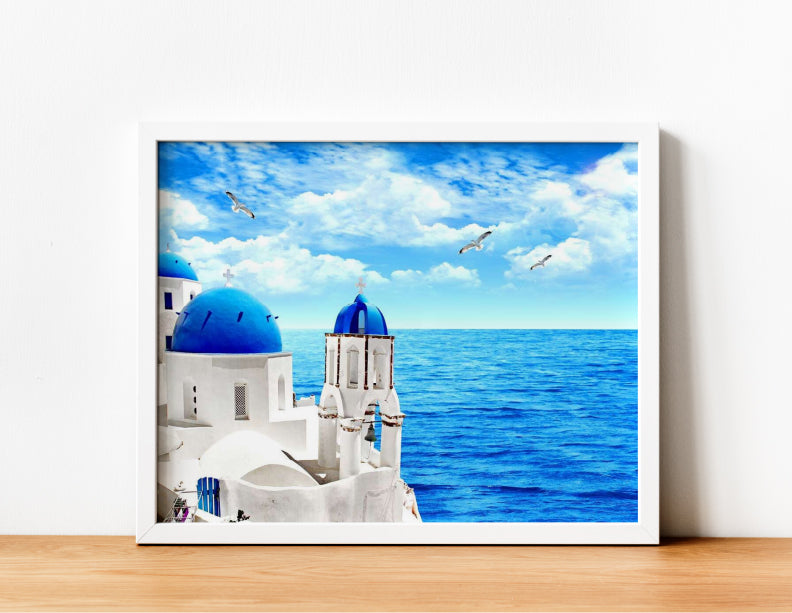Santorini - Kit de Pinturas por Números