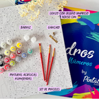 Mariposal  - Kit de Pinturas por Números  - Nivel Intermedio