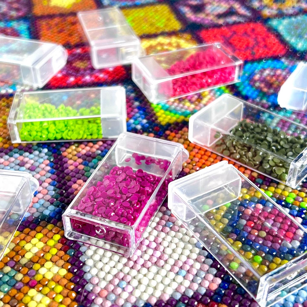 Portadiamantes Modo TIC TAC Container Organizador 56 Espacios