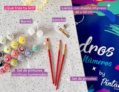 Perrito - Kit de Pinturas por Números PARA NIÑOS